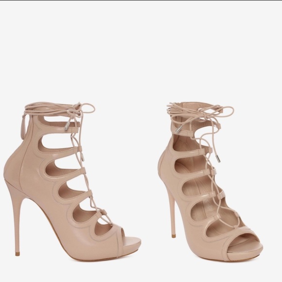 Alexander McQueen leather lace up sandal - Picture 2 of 7